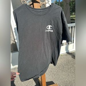 Black and white champion shirt!